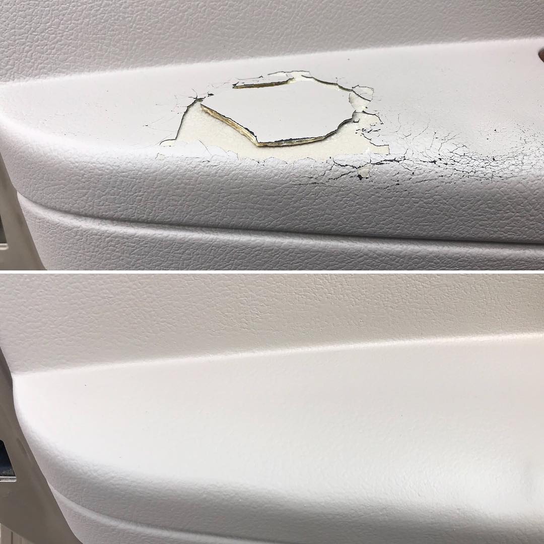 plastic, door panel, cracked, damaged, repair